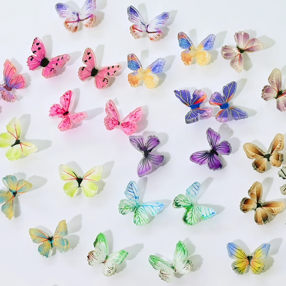 Nail Art Resin Butterfly Charms Rhinestones Mask Queen Nepal