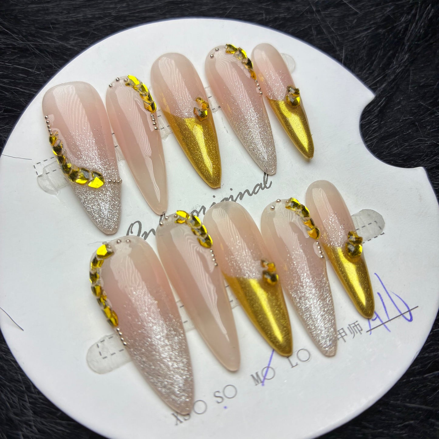 Press On Nails 10Pcs Code-MT Easy Beauty Nepal