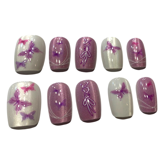 Press On Nails Short Coffin 22 Easy Beauty Nepal