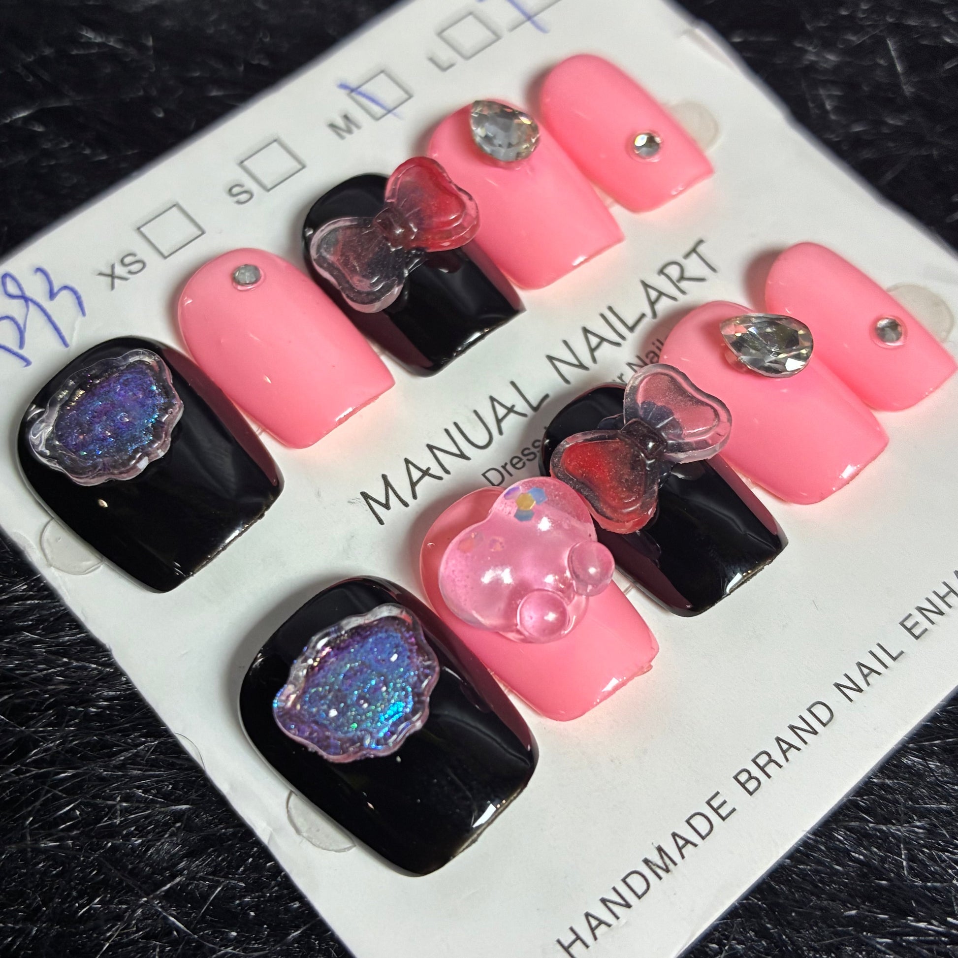 Press On Nails 10Pcs Code-C Easy Beauty Nepal