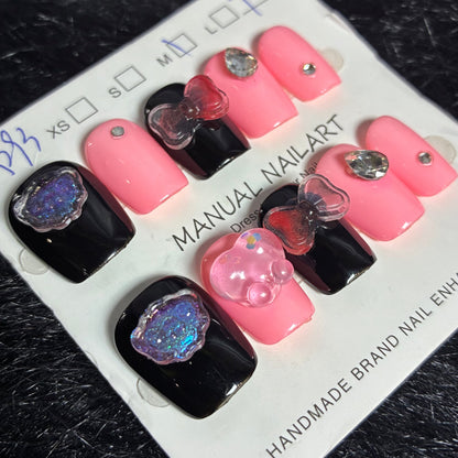 Press On Nails 10Pcs Code-C Easy Beauty Nepal