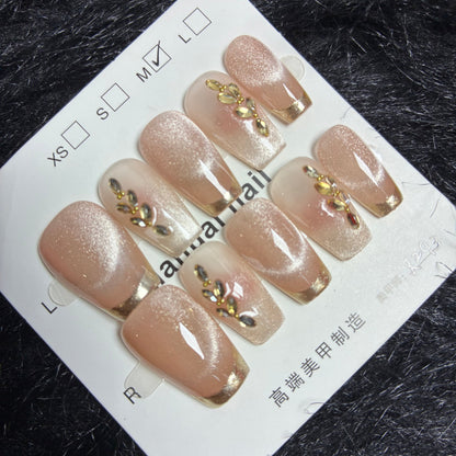 Press On Nails 10Pcs Code-L (090+) Easy Beauty Nepal