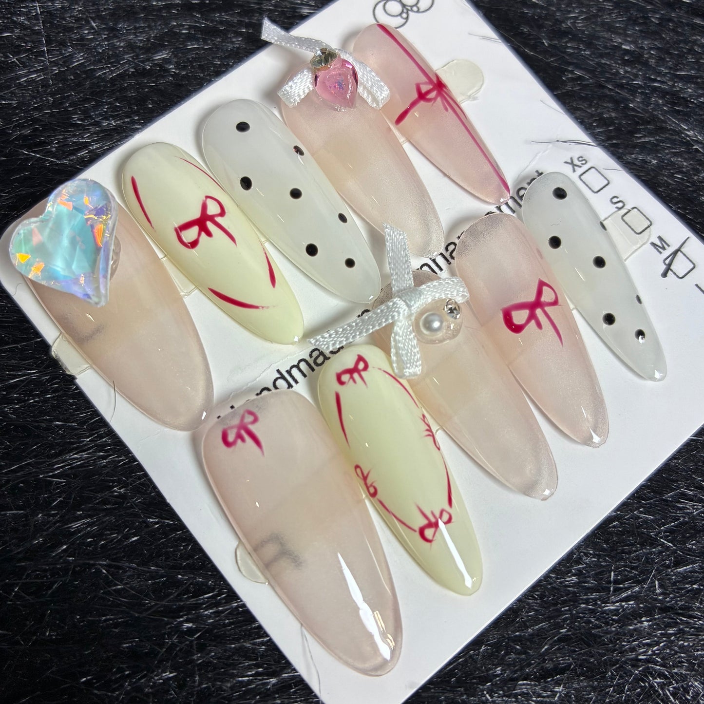 Press On Nails 10Pcs Code-L (030+) Easy Beauty Nepal