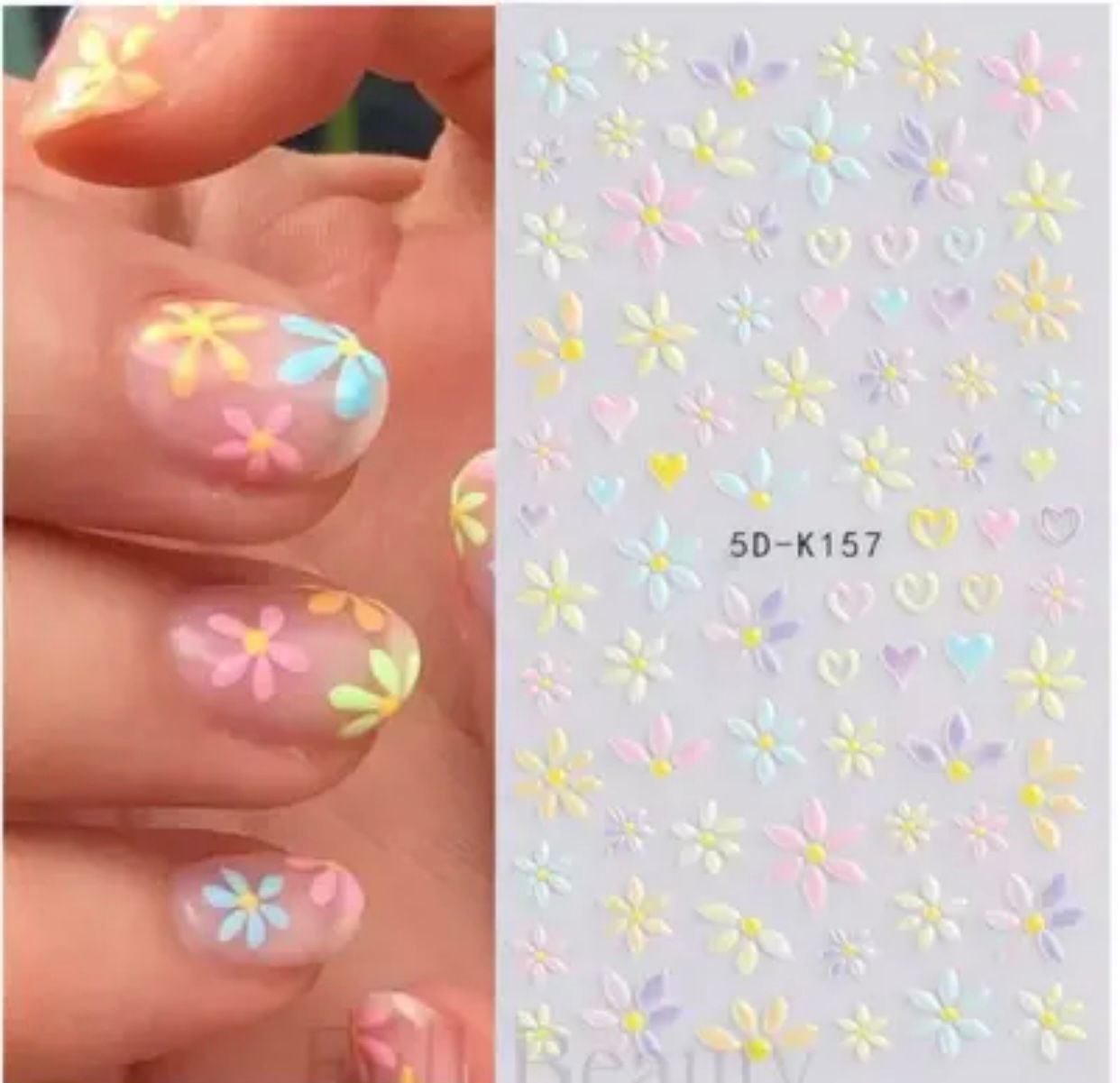 MOSR Nail Art Flower DIY Sticker For Nails Mask Queen Nepal