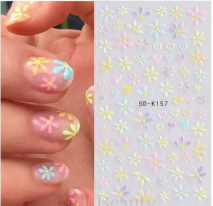 MOSR Nail Art Flower DIY Sticker For Nails Mask Queen Nepal
