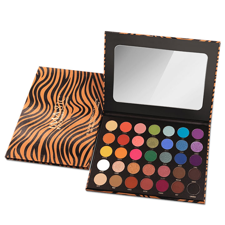 IMAGIC Professional Zebra Pattern 35 Colors Eyeshadow Palette