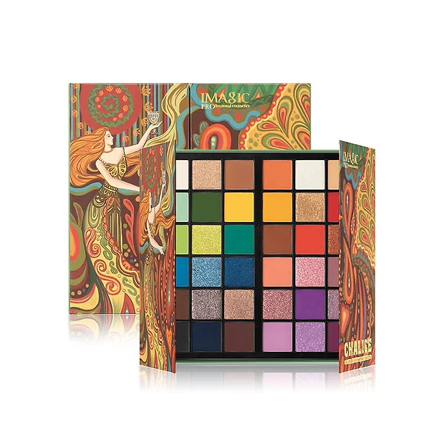 IMAGIC Professional Dual Fold Chalice 36 Colors Eyeshadow Palette