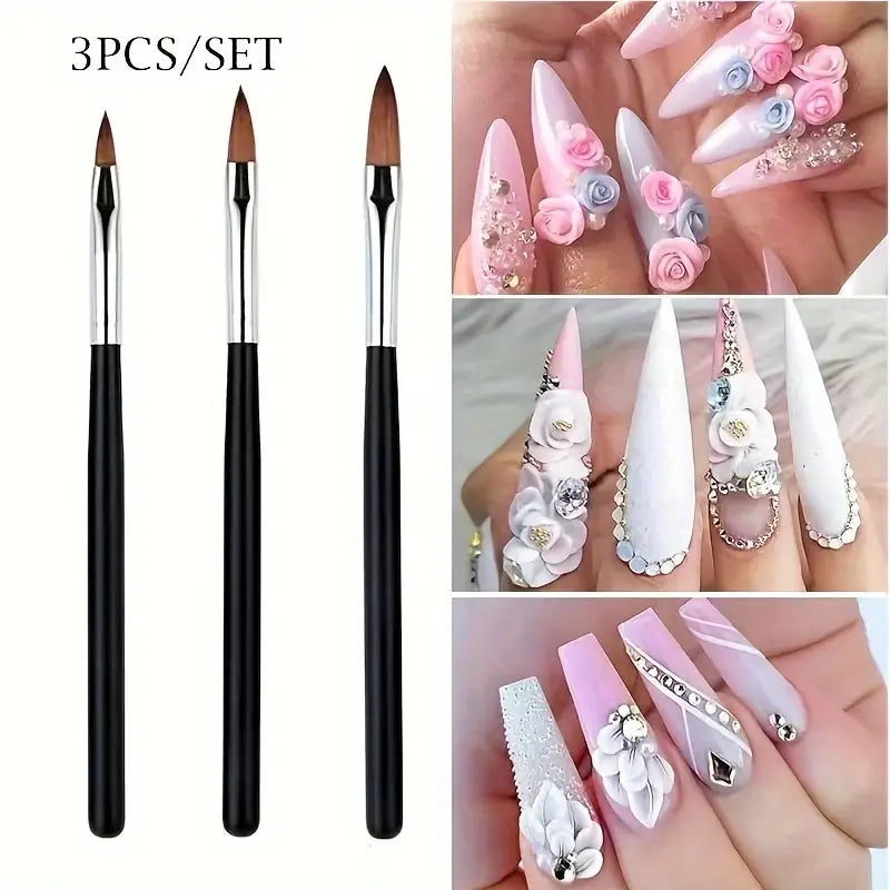 Nail Art Acrylic Brush Set Mask Queen Nepal