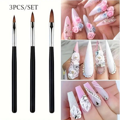 Nail Art Acrylic Brush Set Mask Queen Nepal
