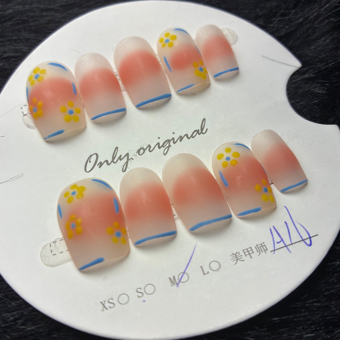 Press On Nails 10Pcs Code-MT Easy Beauty Nepal