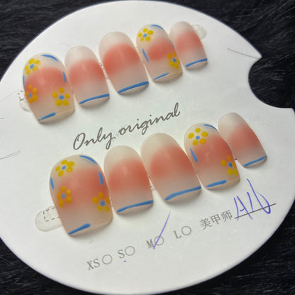 Press On Nails 10Pcs Code-MT Easy Beauty Nepal