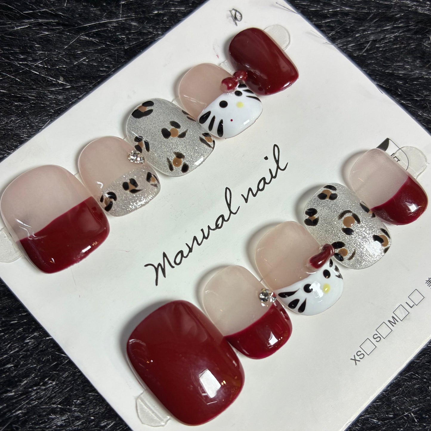 Press On Nails 10Pcs Code-S Easy Beauty Nepal