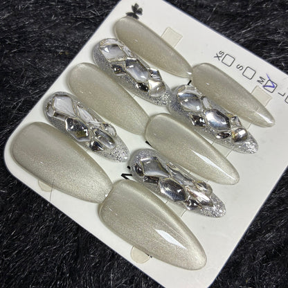 Press On Nails 10Pcs Code-BF (020+) Easy Beauty Nepal