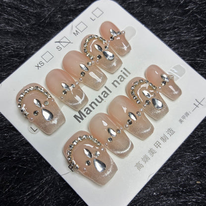 Press On Nails 10Pcs Code-L (090+) Easy Beauty Nepal