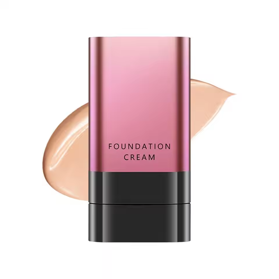 Phantom Bear 2 In 1 Luxury Anti-Wrinkle Foundation Stick With Brush Easy Beauty Nepal