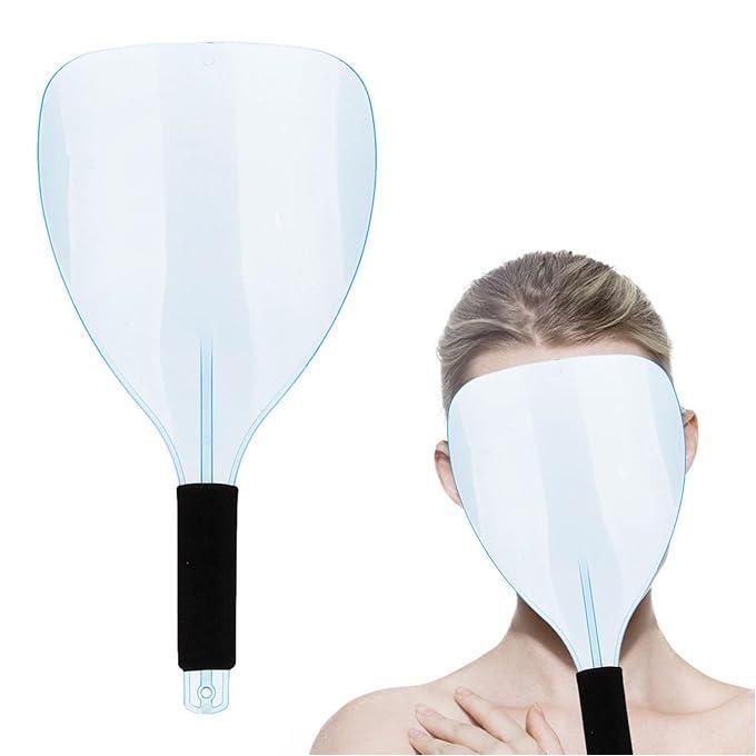 Safety Handheld Plastic Hair Salon Face Shield Mask Easy Beauty Nepal