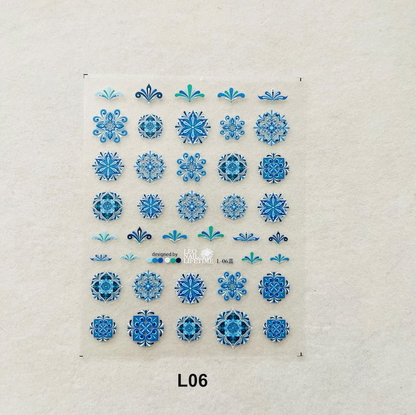 Rontimei Nail Art Sticker Code-Leo Mask Queen Nepal