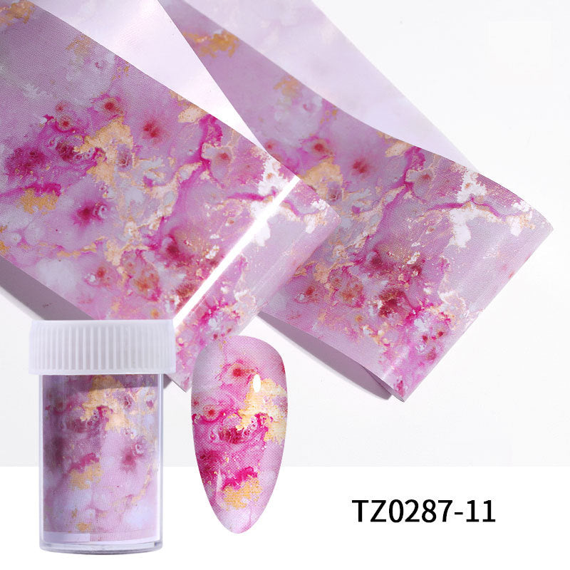 Nail Foil Transfer Sticker Decals Colorful Holographic Transfer Nail Foils Manicure Tips Decoration Mask Queen Nepal