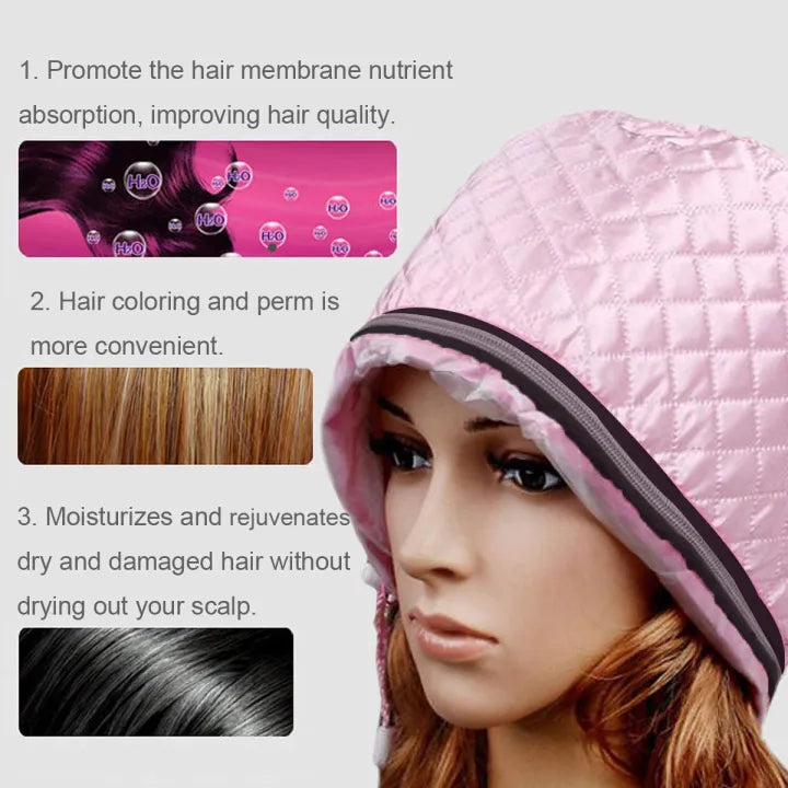 Pink Electric Hair Care Thermal Head Spa Hair Treatment Cap Mask Queen Nepal