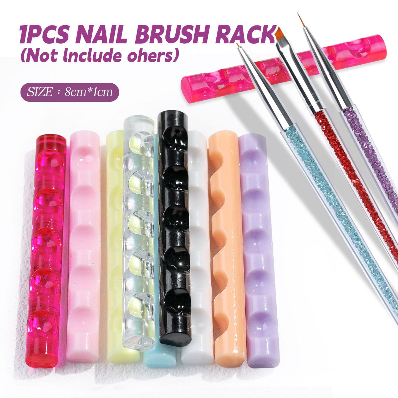 Nail Art Pen Holder Simple Acrylic Nail Gel Polish Pen Brush Stand Holder Manicure Tool Rack Stand Holder Mask Queen Nepal