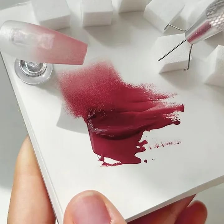 Ombre Art Mini Sponge and Grip For Nail (1 pack） Mask Queen Nepal