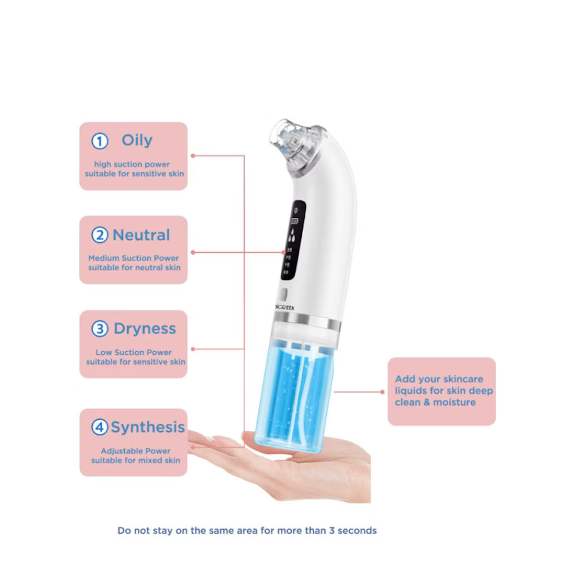 Small Bubble Blackhead Removal Facial Beauty Device Mask Queen Nepal