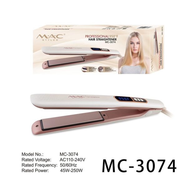 MAC Professional Hair Iron Straightener MC - 3074 Mask Queen Nepal