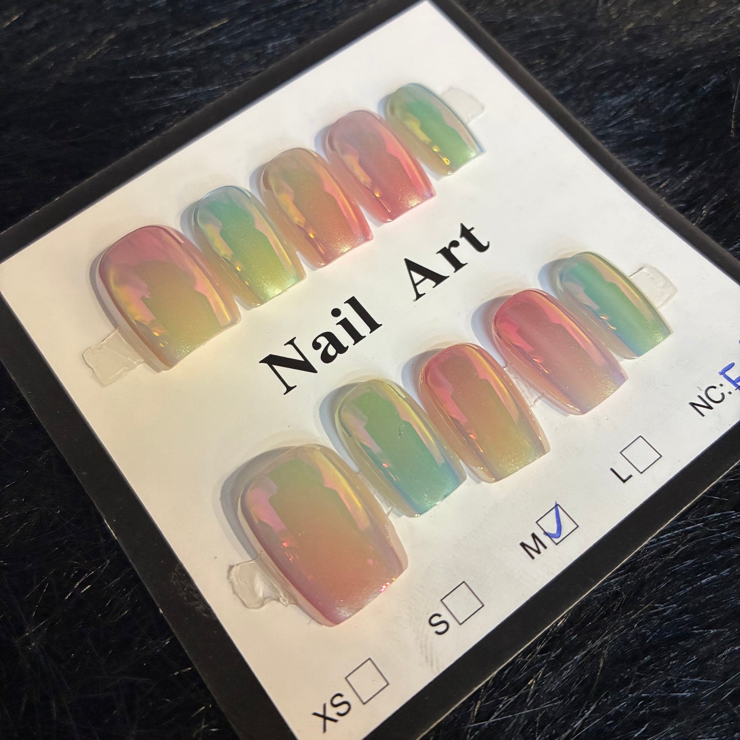 Press On Nails 10Pcs Code-F (000+) Easy Beauty Nepal