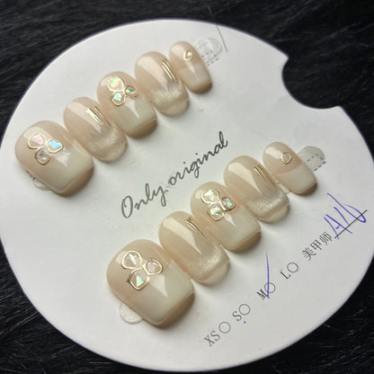 Press On Nails 10Pcs Code-MT Easy Beauty Nepal