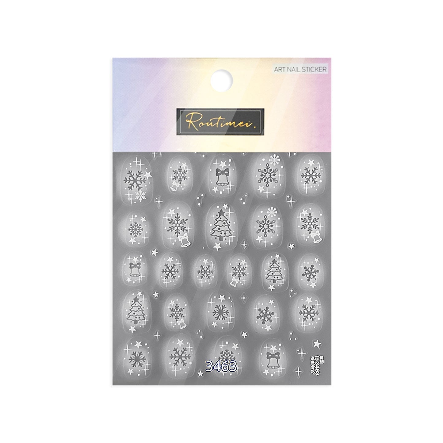 Rontimei Christmas Nail Art Sticker Mask Queen Nepal