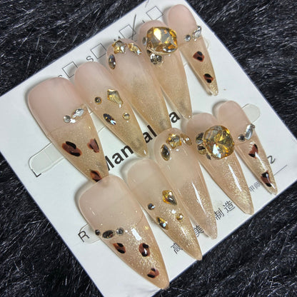 Press On Nails 10Pcs Code-L (060+) Easy Beauty Nepal
