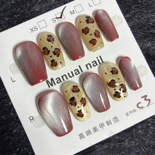 Press On Nails 10Pcs Code-L (060+) Easy Beauty Nepal