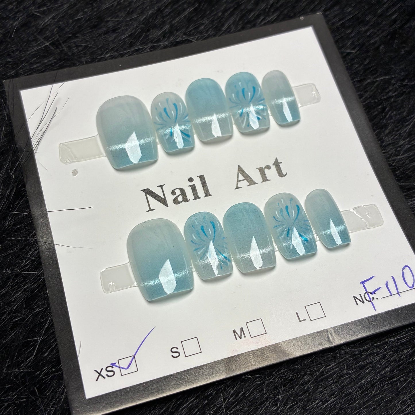 Press On Nails 10Pcs Code-F (100+) Easy Beauty Nepal