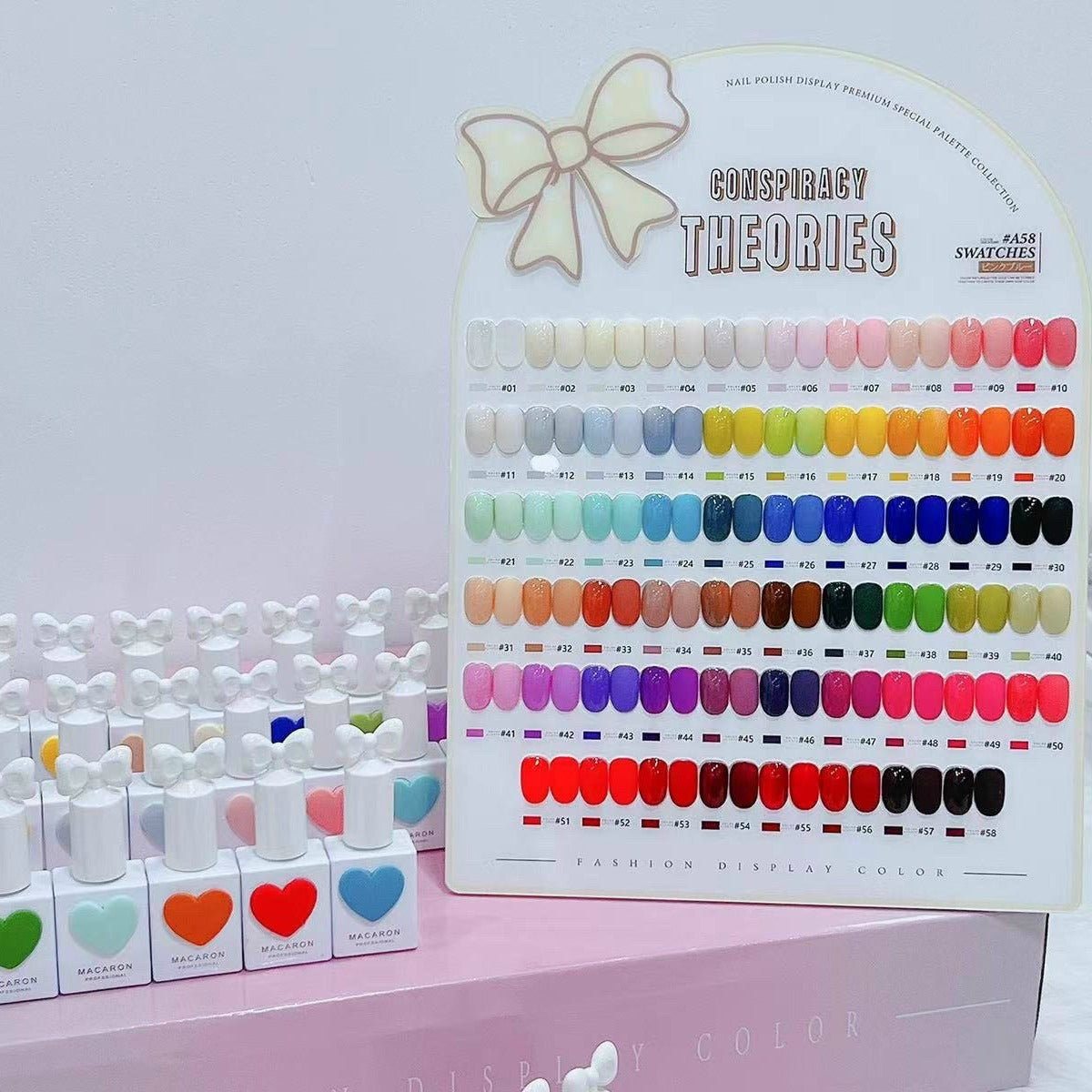 MACARON Sweetheart Color Gel Nail Polish 58 Color Series Mask Queen Nepal