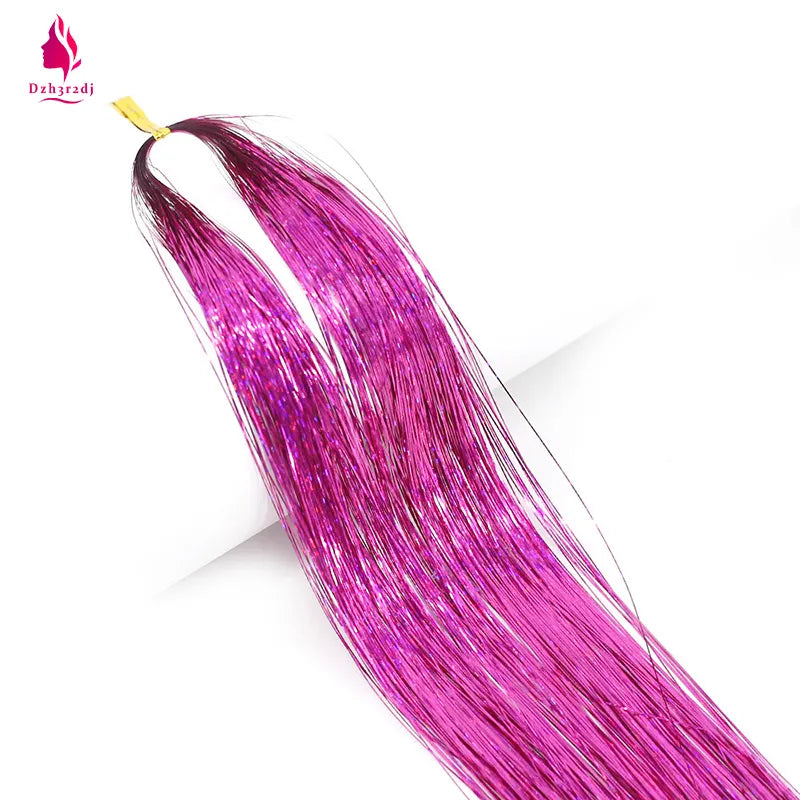 Glitter Fiber Hair Tinsel Thin Hair Extensions Mask Queen Nepal