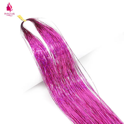 Glitter Fiber Hair Tinsel Thin Hair Extensions Mask Queen Nepal