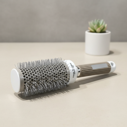 Nano Technology Ceramic + Ionic Round Hair Brush Mask Queen Nepal