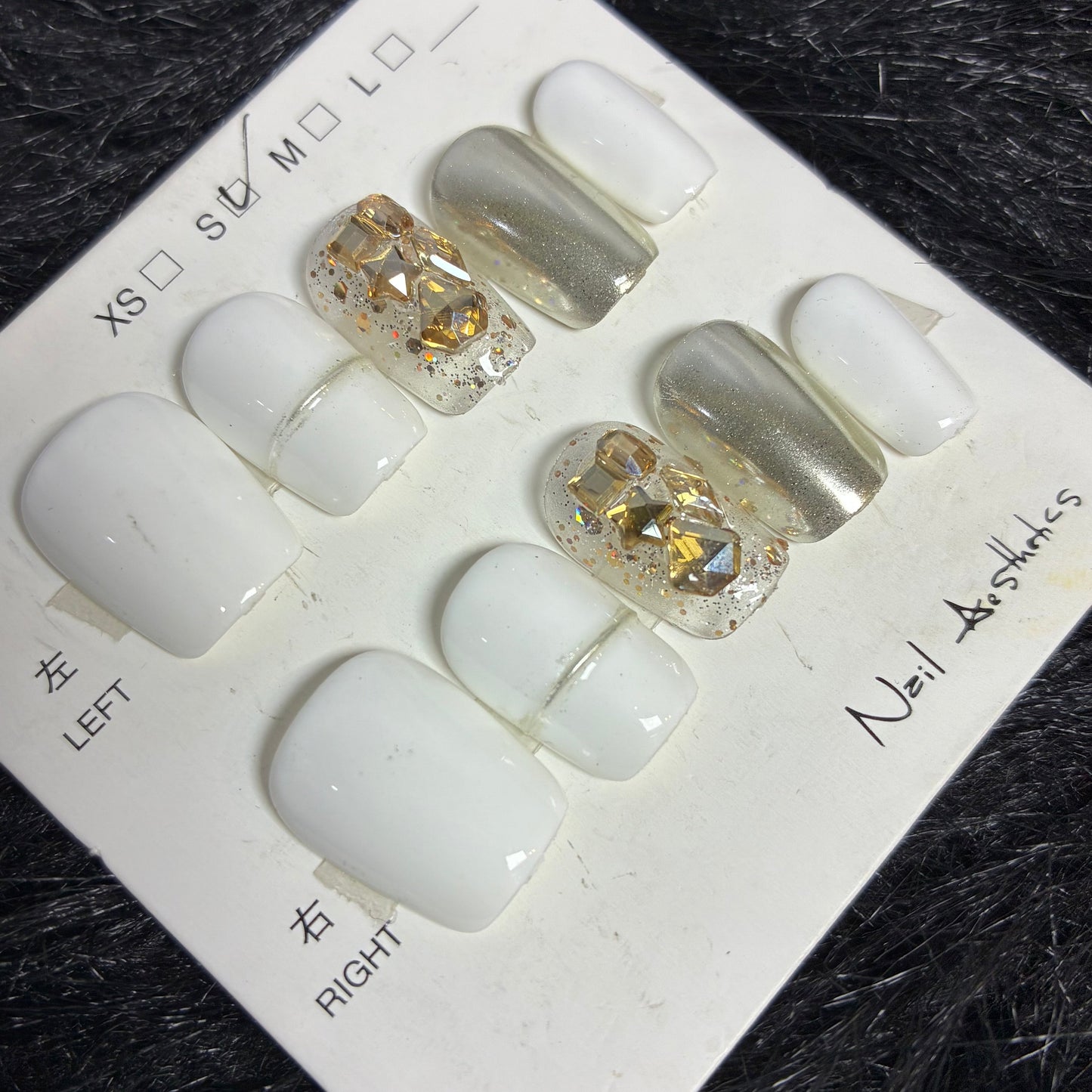 Press On Nails 10Pcs Code-BF (001+) Easy Beauty Nepal