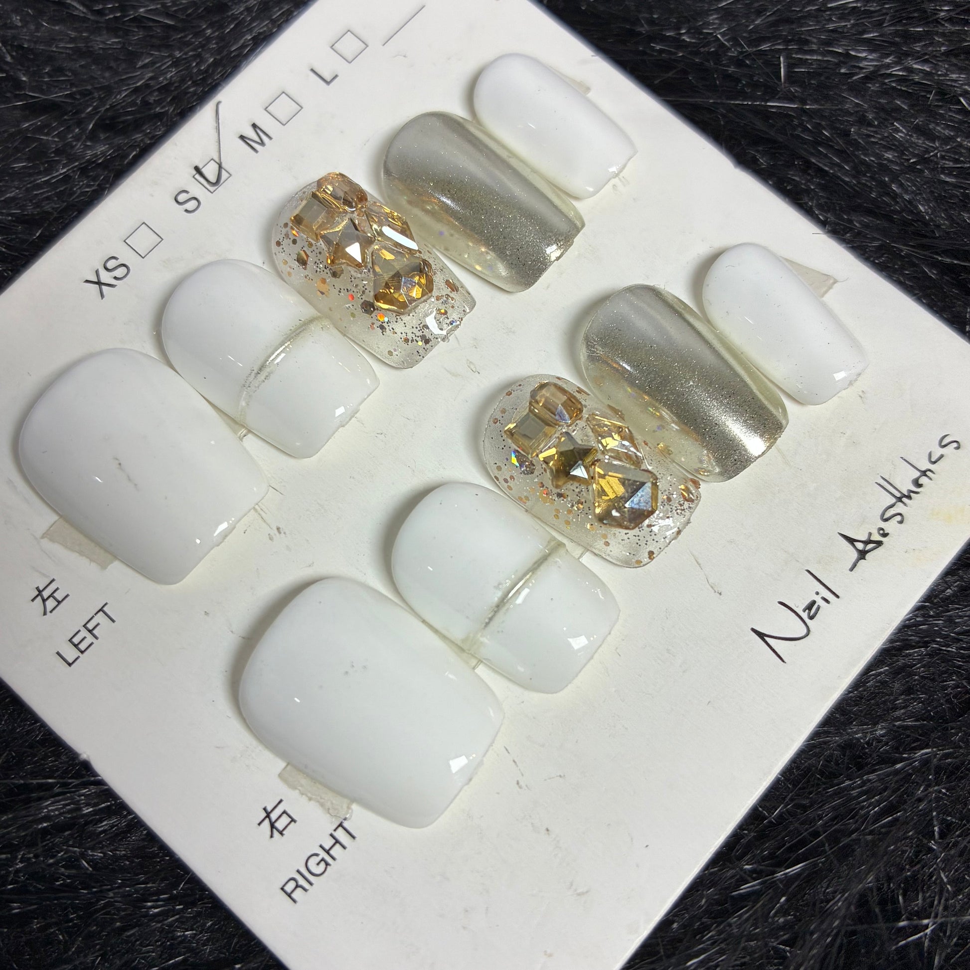 Press On Nails 10Pcs Code-BF (001+) Easy Beauty Nepal