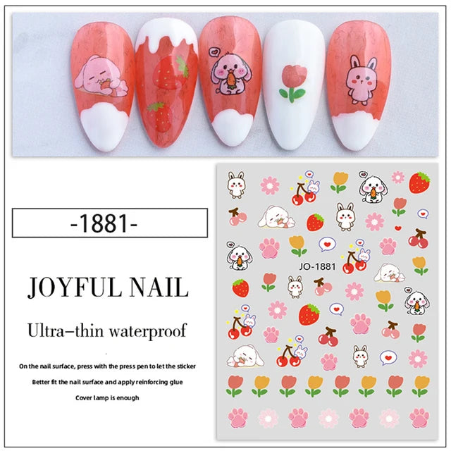 Joyful Nail Art Sticker Mask Queen Nepal