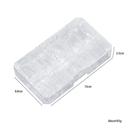 3D Crystal Glass Nail Tips 120 PCS Mask Queen Nepal