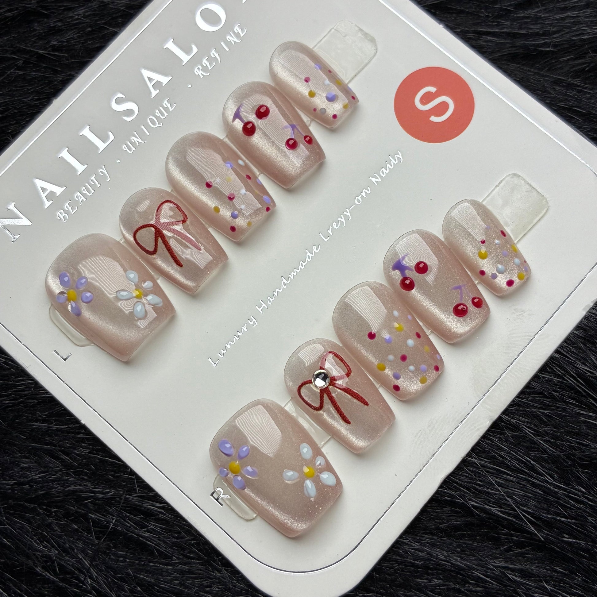 Press On Nails 10Pcs Code-Number (2000+) Easy Beauty Nepal