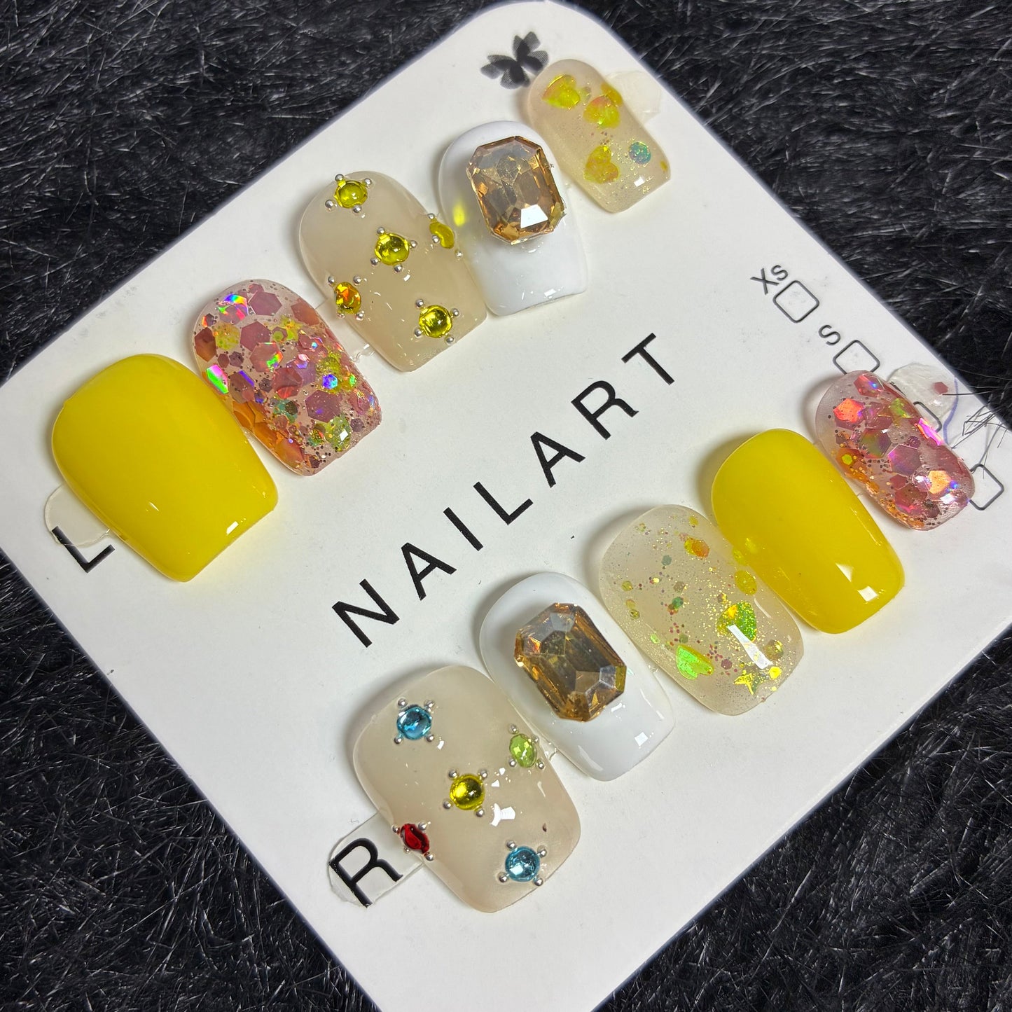 Press On Nails 10Pcs Code-BF (001+) Easy Beauty Nepal