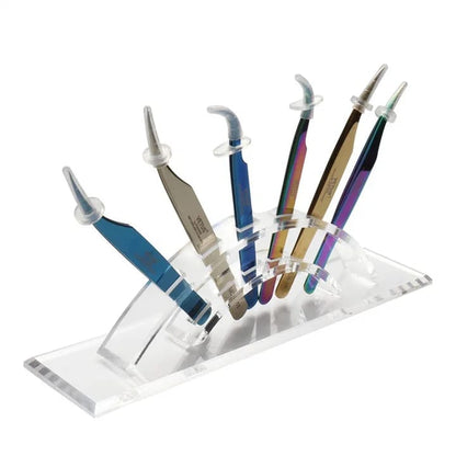 MQ 6 Holes Acrylic Tweezers Stand Holder, Storage Tweezer Holder Mask Queen Nepal