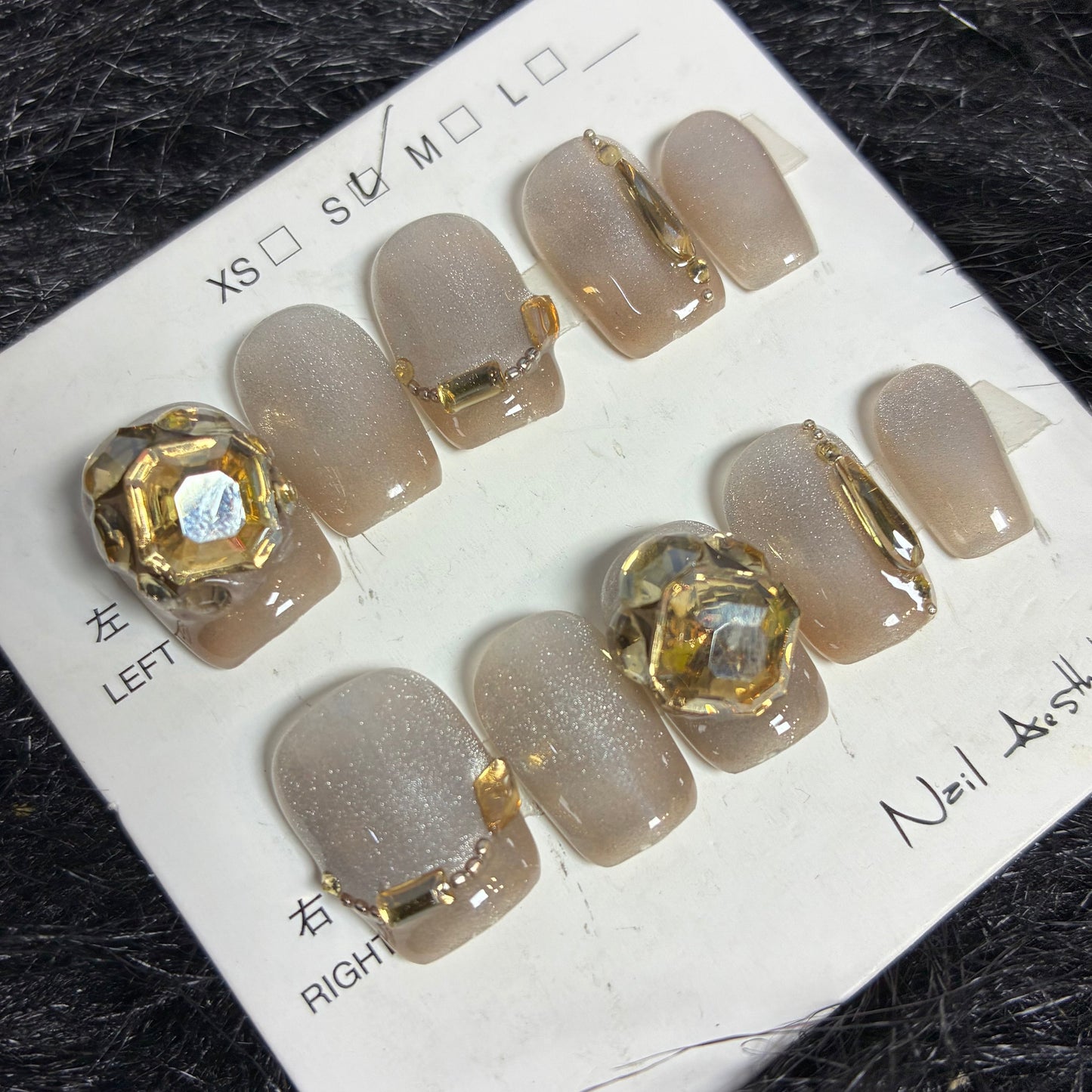 Press On Nails 10Pcs Code-BF (020+) Easy Beauty Nepal