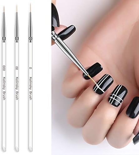 Nail art liner brush set 3pcs Mask Queen Nepal