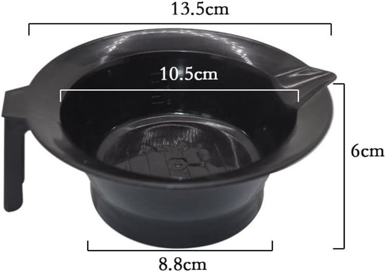Magic Collection Handle and Pouring Lip Mixing Bowl and Dye Brush with Hook Mask Queen Nepal