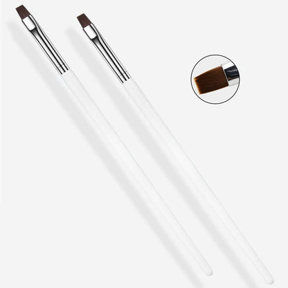 Nail Art White UV Gel Nail Brush Mask Queen Nepal
