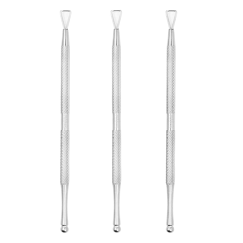 Triangle head stainless steel function cuticle pusher nail remover Mask Queen Nepal