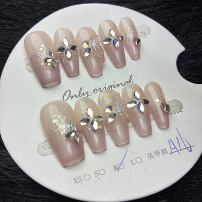 Press On Nails 10Pcs Code-MT Easy Beauty Nepal